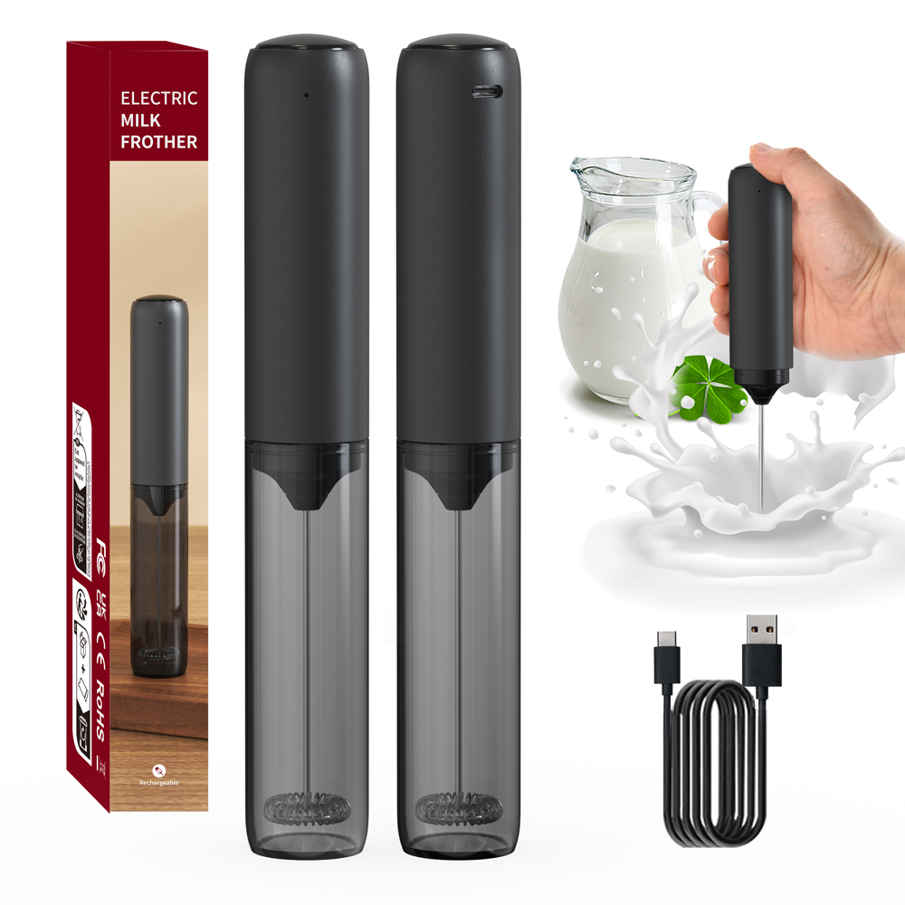Electric Milk Frother Handheld - Kitchen Powerful Stirrer Milk Frother Handheld