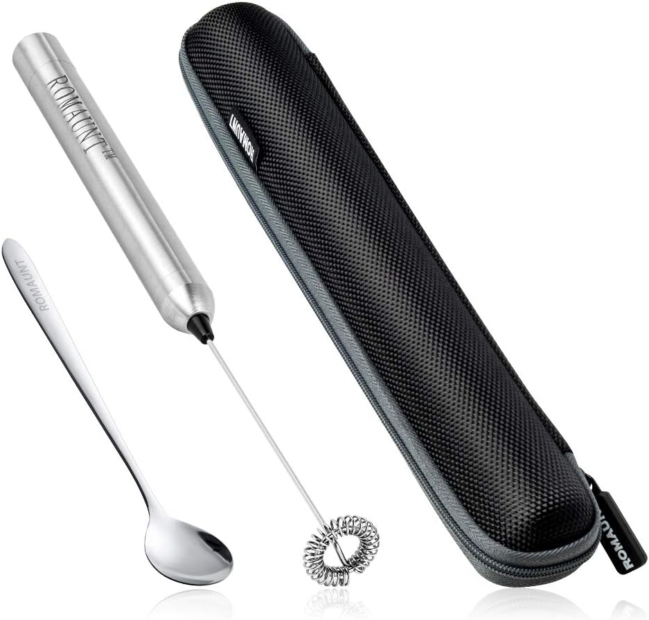 Electric Milk Frother Handheld - Handheld Milk Frother Electric Battery Operated