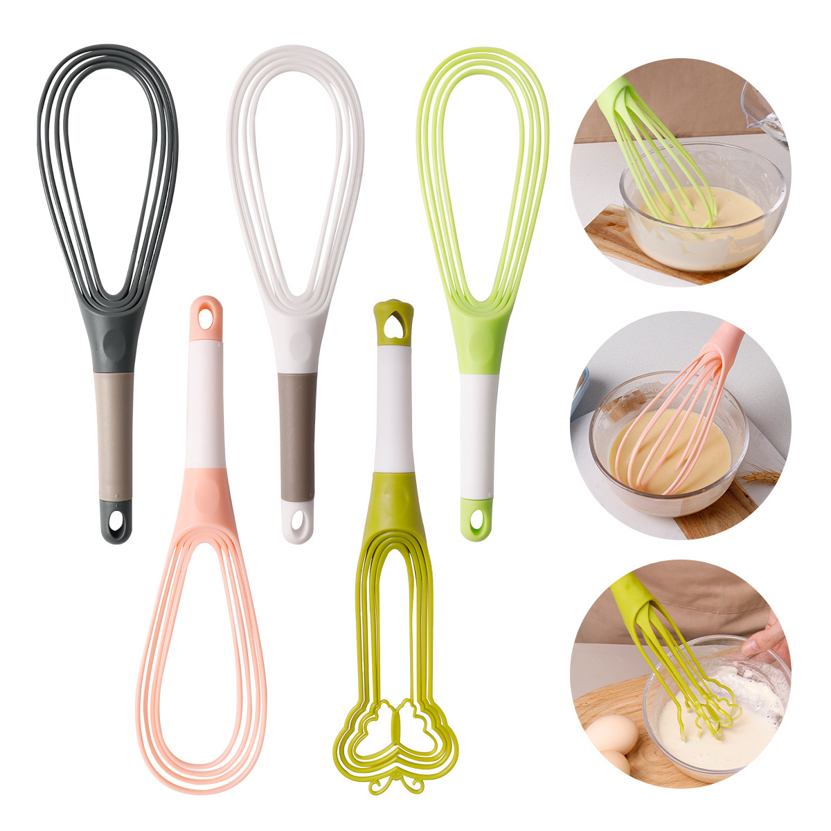 1pcs Egg Beater Rotated Egg Mi - Immersion Hand Blender Set 评论和价格