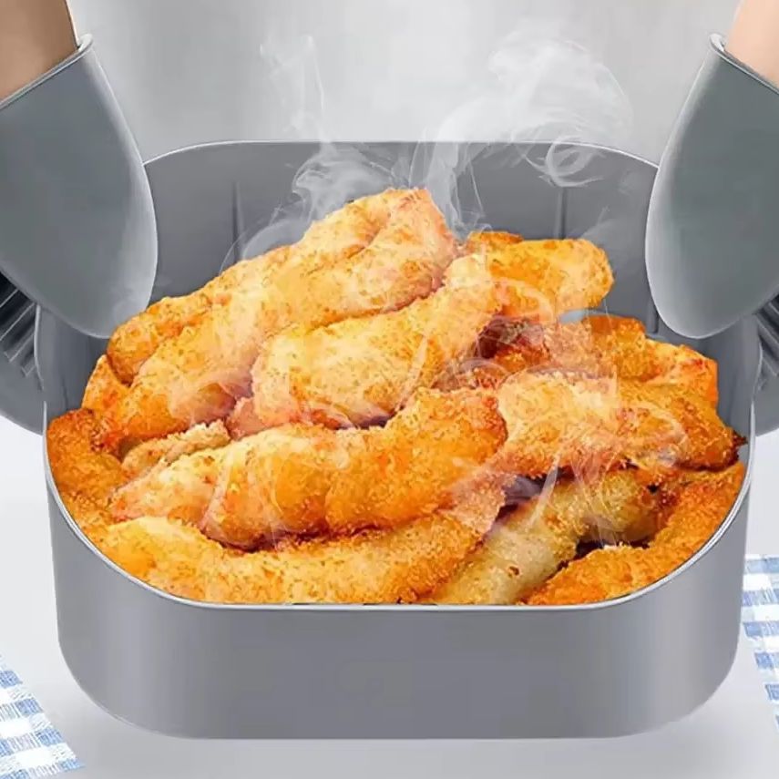 Non-stick 8.2inch Air Fryer Si - Air Fryer Silicone Pot Liner 评论和价格