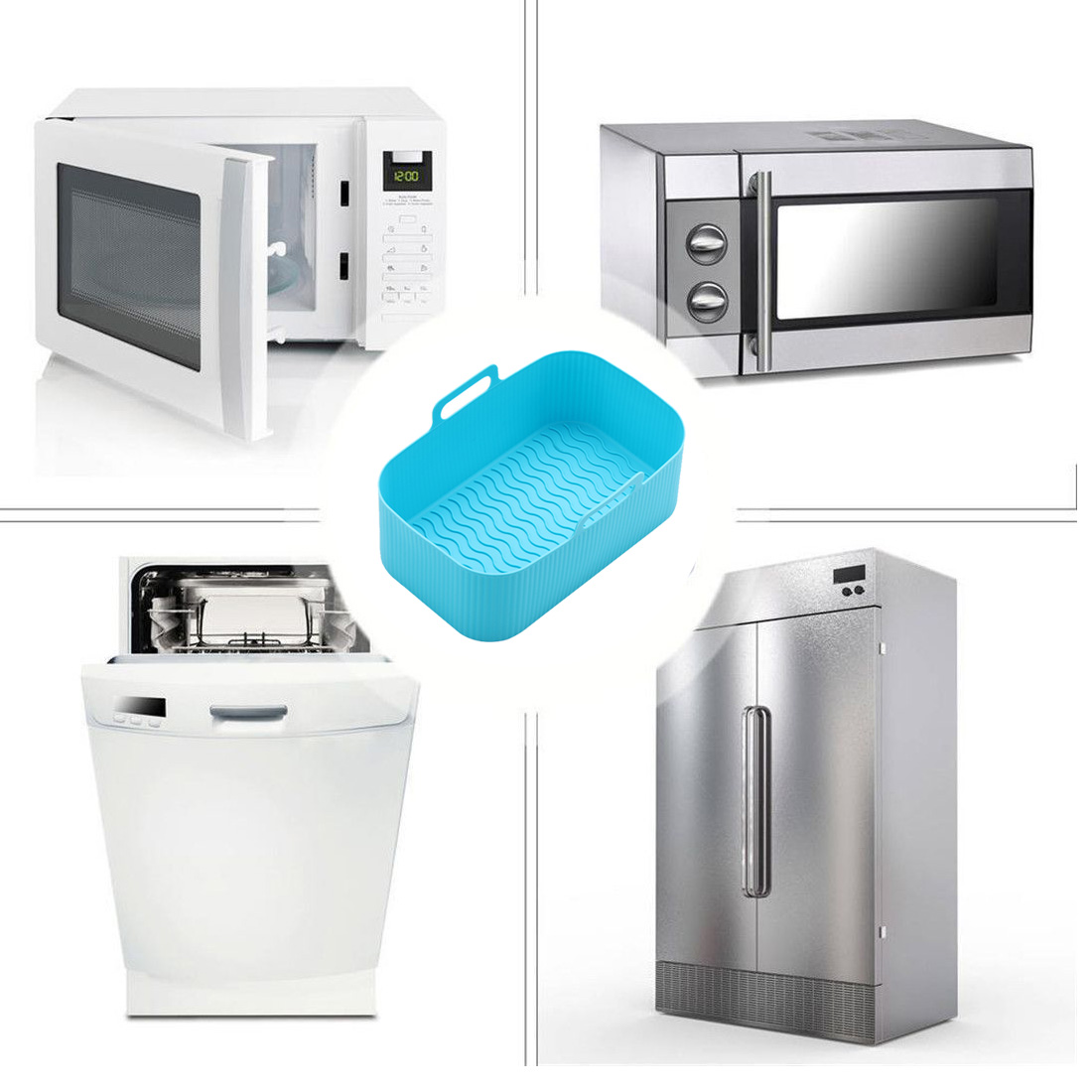 AirFryer Accessories Air Fryer - Air Fryer Silicone Pot Liner 评论和价格