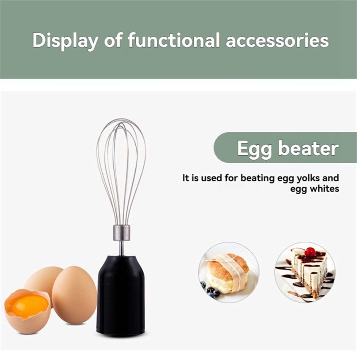 wilwill Electric Hand Blender  - Immersion Hand Blender Set 评论和价格