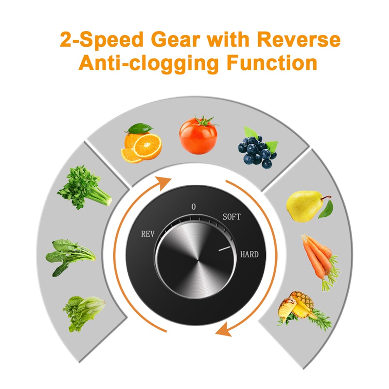 2026-Black Horizontal Slow Jui - Electric Slow Juicer Cold Press 评论和价格