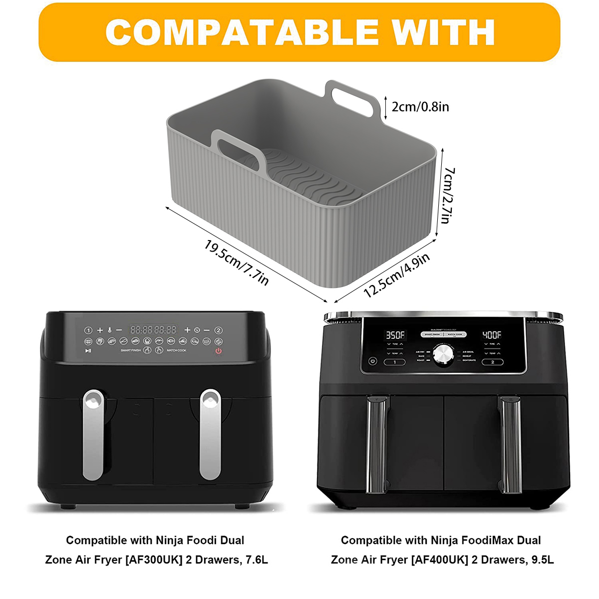 Silicone Air Fryer Liner for N - Air Fryer Silicone Pot Liner 评论和价格