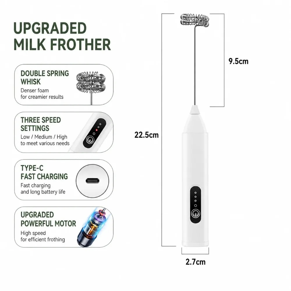 Milk Frother and Egg Beater El - Electric Milk Frother Handheld 评论和价格