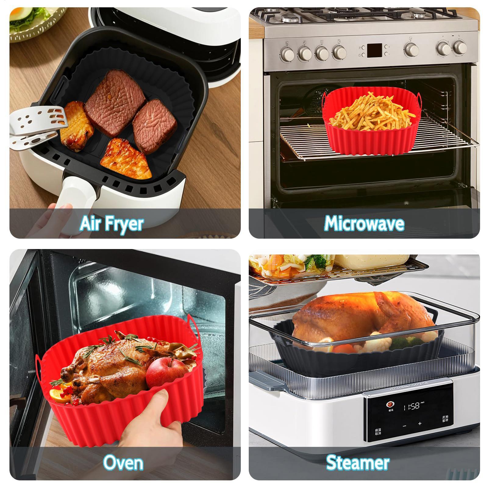 Silicone Air Fryer Liners Pot  - Air Fryer Silicone Pot Liner 评论和价格