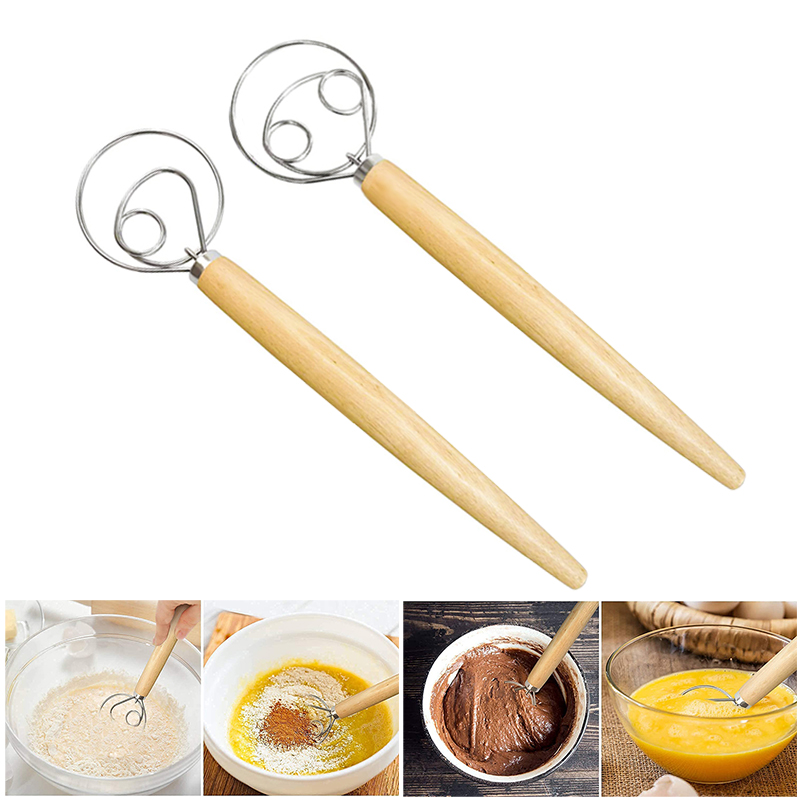Large Hand Danish Dough Whisk  - Immersion Hand Blender Set 评论和价格