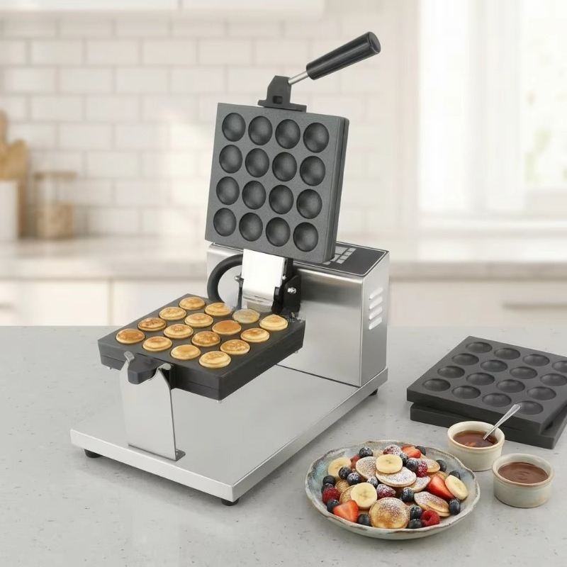 Nonstick Poffertjes Machine 16 - Mini Waffle Maker Machine 评论和价格