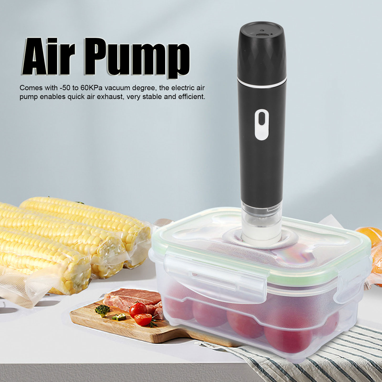 Electric Air Pump Handheld Vac - Food Vacuum Sealer Machine 评论和价格