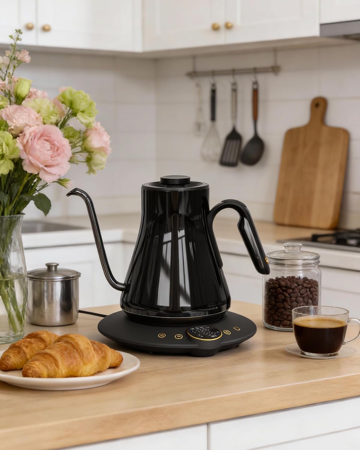 Gooseneck Electric Kettle, ±1° - Electric Kettle Temperature Control 评论和价格
