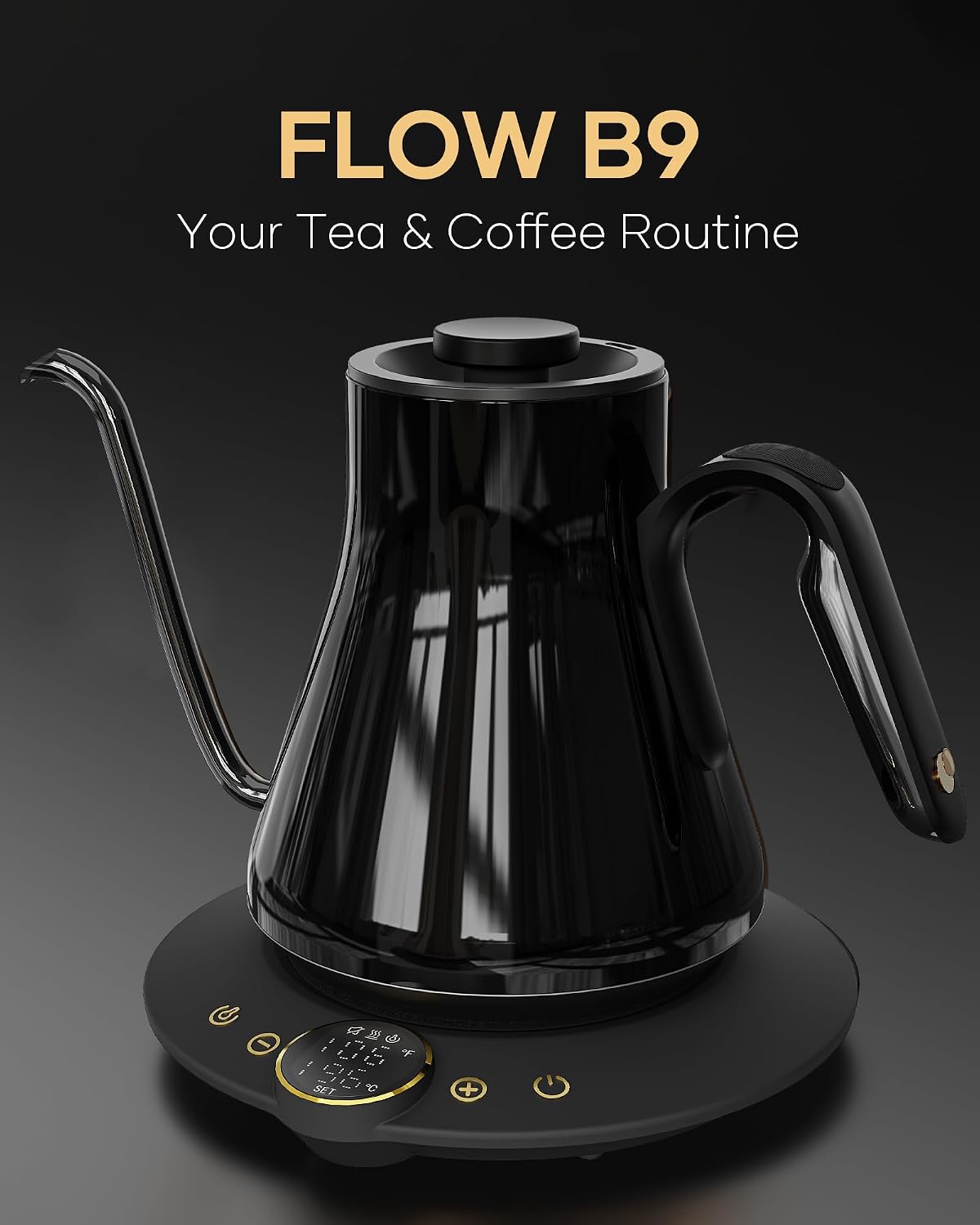 Gooseneck Electric Kettle, ±1° - Electric Kettle Temperature Control 评论和价格