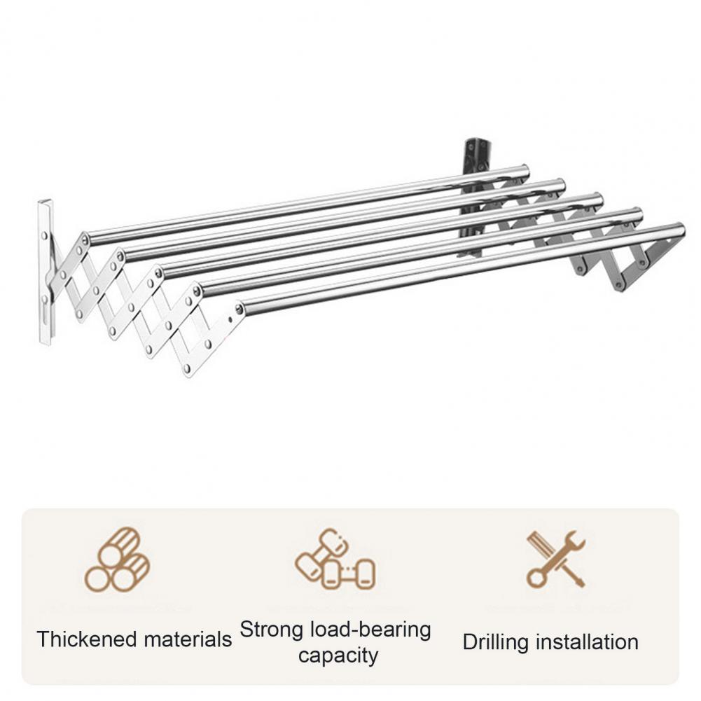 Clothes Drying Rack Wall-Mount - Laundry 评论和价格