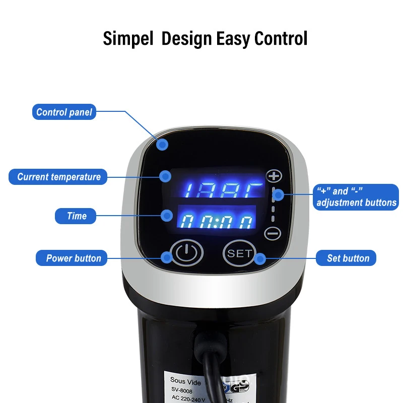 IPX7 Waterproof Sous Vide Prec - Digital Sous Vide Precision Cooker 评论和价格