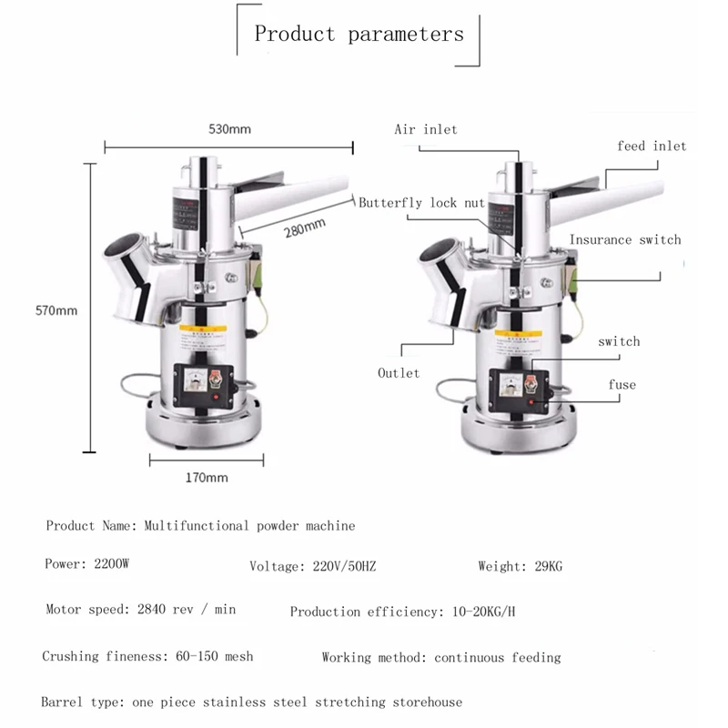 Commercial Multifunctional New - Coffee Bean Grinder Electric 评论和价格