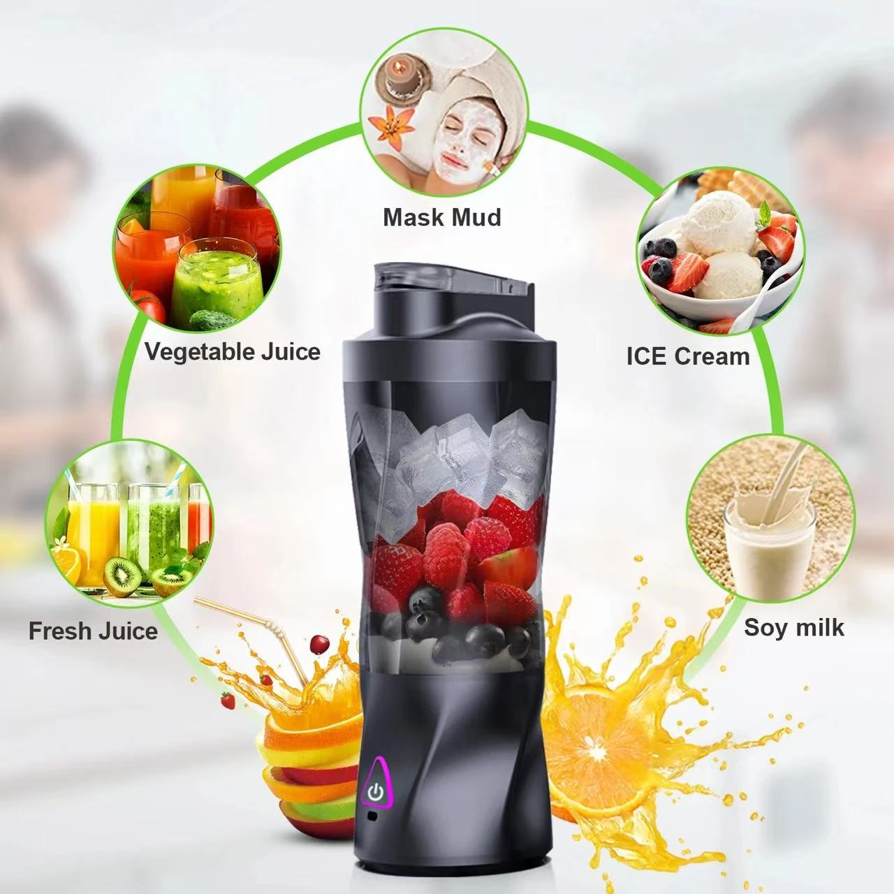 Portable Electric Juicer Blend - Portable Blender Usb Rechargeable 评论和价格
