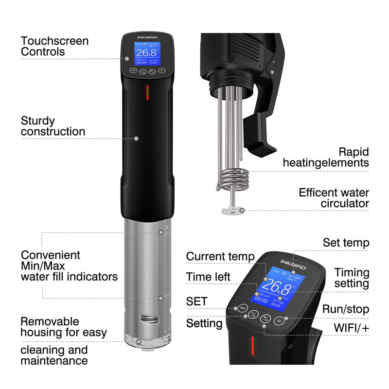 INKBIRD Sous Vide WI-FI Culina - Digital Sous Vide Precision Cooker 评论和价格