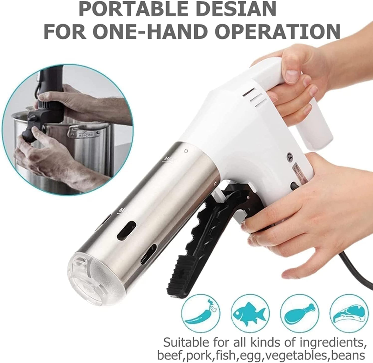 SmartChef Sous Vide Machine 18 - Digital Sous Vide Precision Cooker 评论和价格