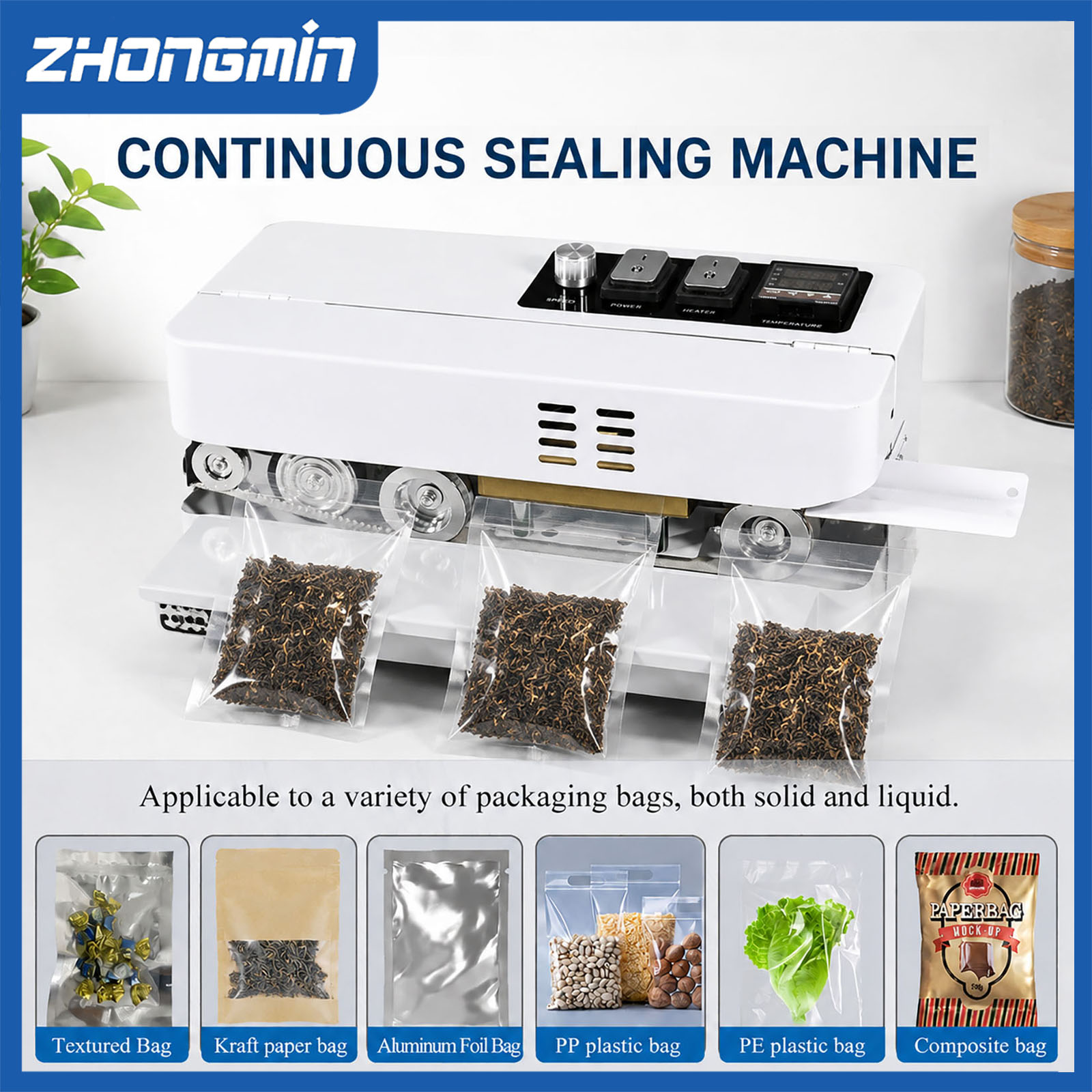 ZHONGMIN Electric Vacuum Seale - Food Vacuum Sealer Machine 评论和价格
