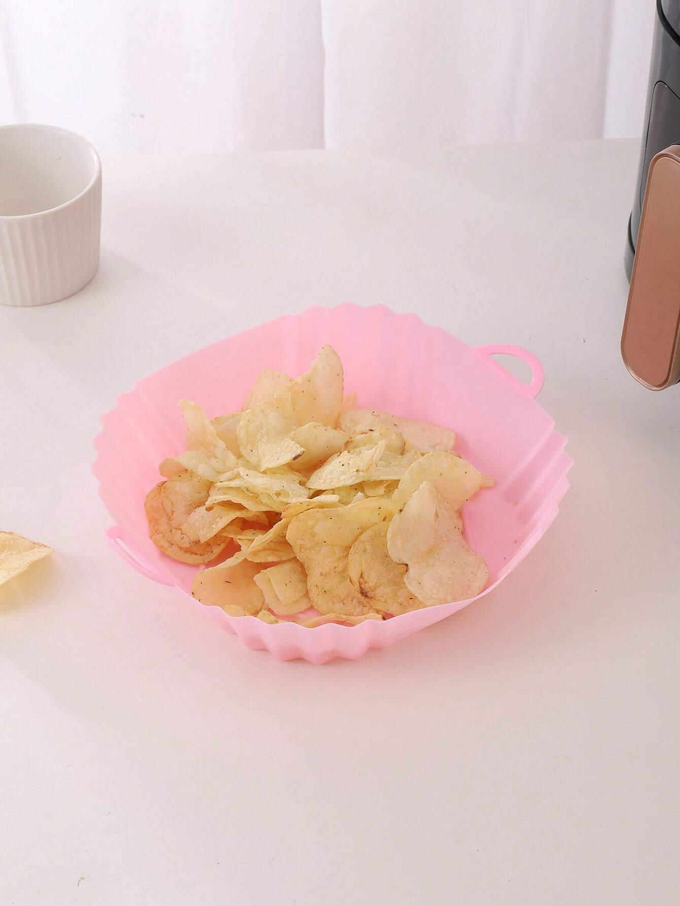1pc Air Fryer Silicone Pot, Mo - Air Fryer Silicone Pot Liner 评论和价格