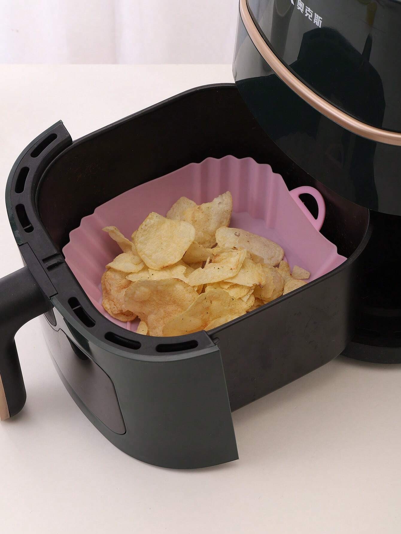 1pc Air Fryer Silicone Pot, Mo - Air Fryer Silicone Pot Liner 评论和价格