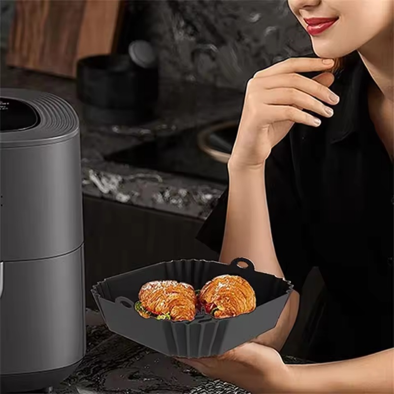 1pc Silicone Air Fryer Pot Tra - Air Fryer Silicone Pot Liner 评论和价格