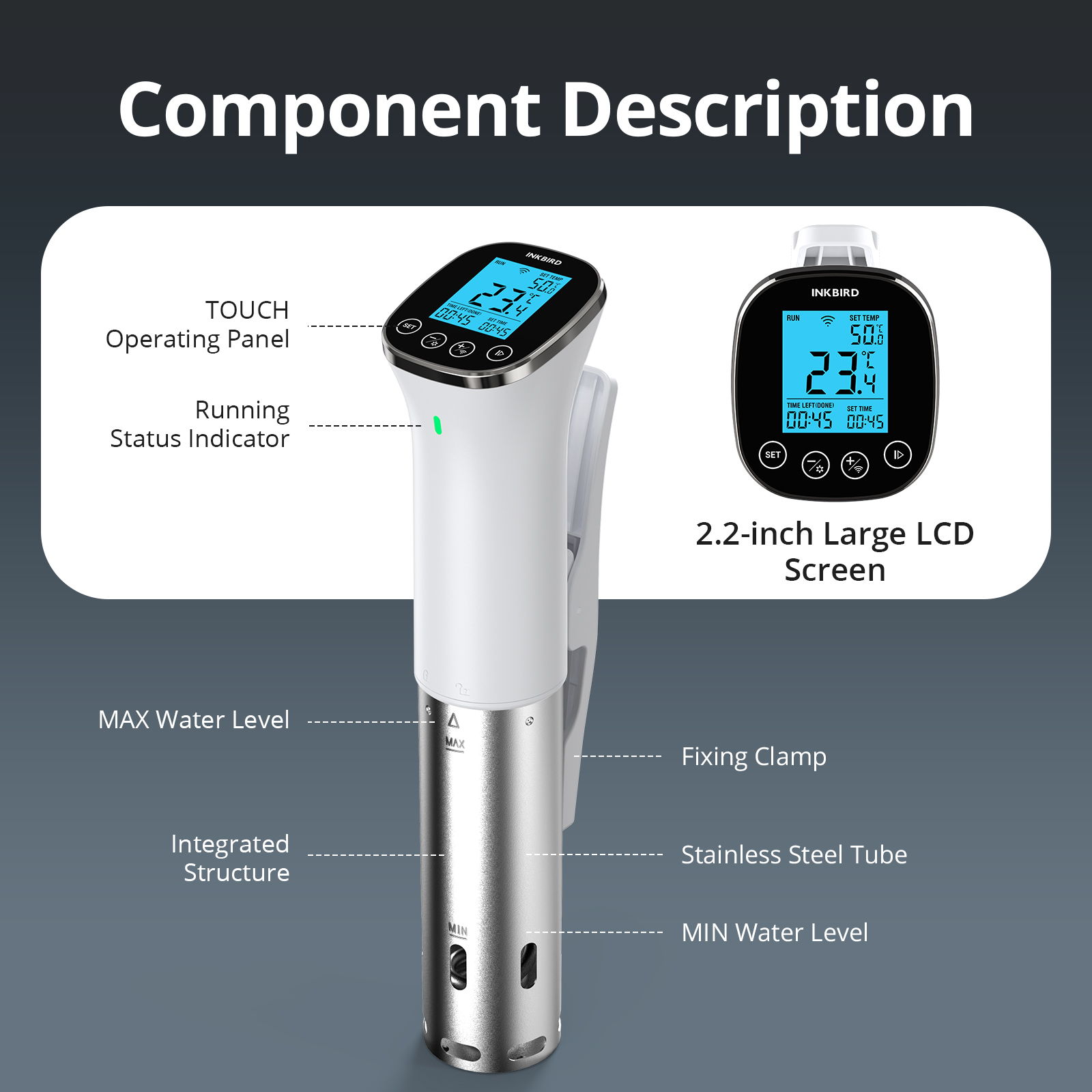 INKBIRD SSV-103-W 1000W WiFi S - Digital Sous Vide Precision Cooker 评论和价格