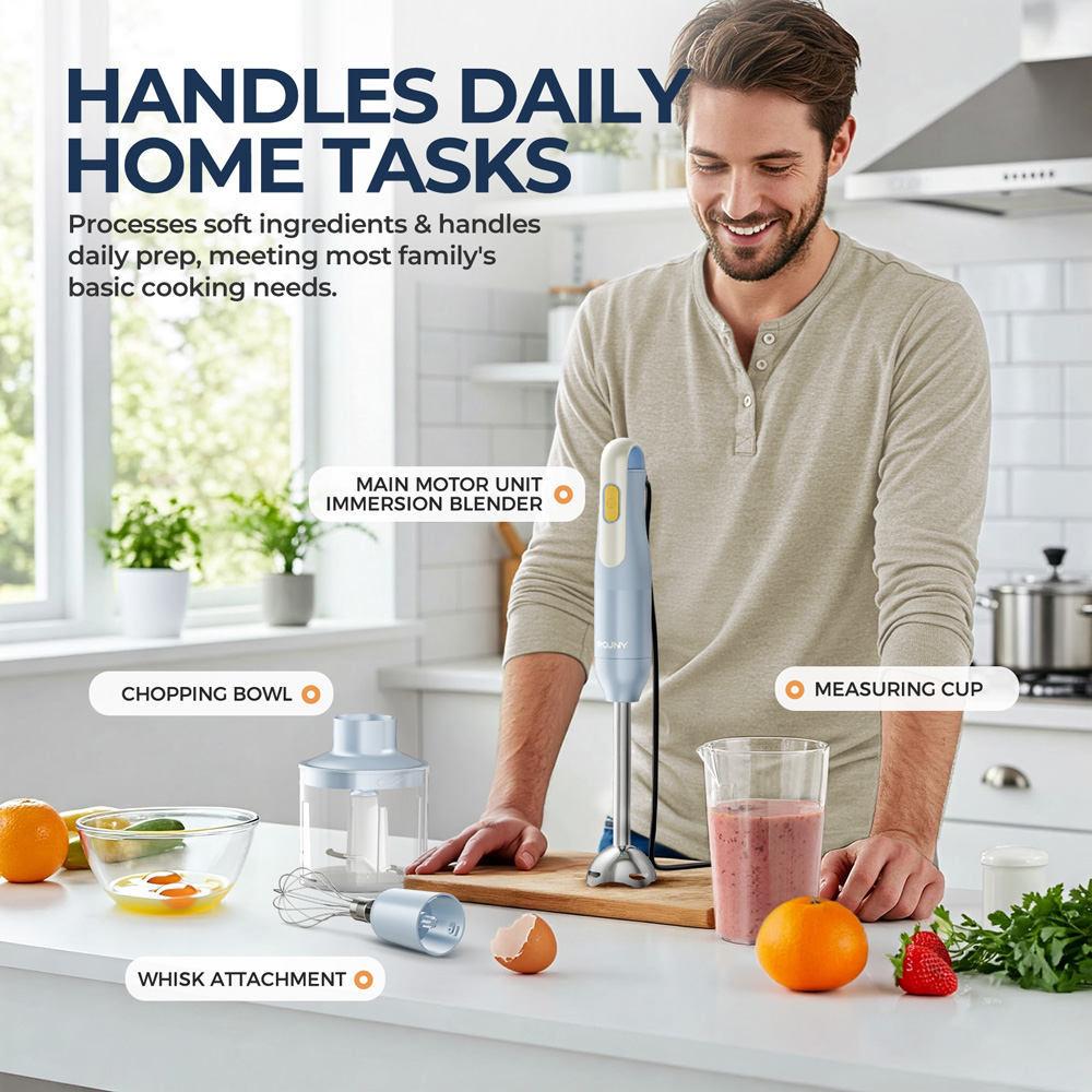 4-in-1 Handheld Stick Blender  - Immersion Hand Blender Set 评论和价格