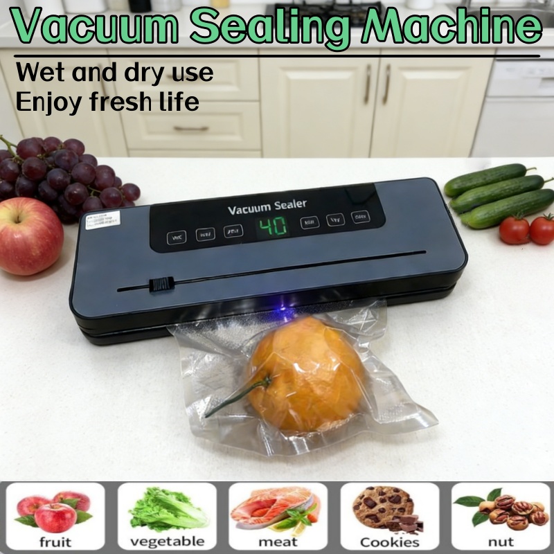 2026 6-in-1 Automatic Electric - Food Vacuum Sealer Machine 评论和价格