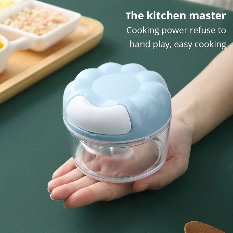 1pc Blue/Pink Manual Garlic Ma - Immersion Hand Blender Set 评论和价格