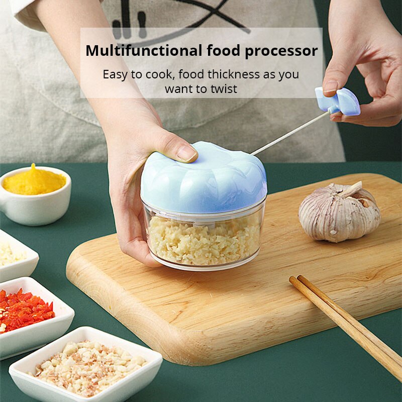 1pc Blue/Pink Manual Garlic Ma - Immersion Hand Blender Set 评论和价格