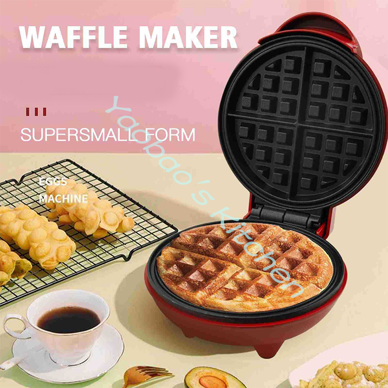 Mini Electric Portable Grill W - Mini Waffle Maker Machine 评论和价格