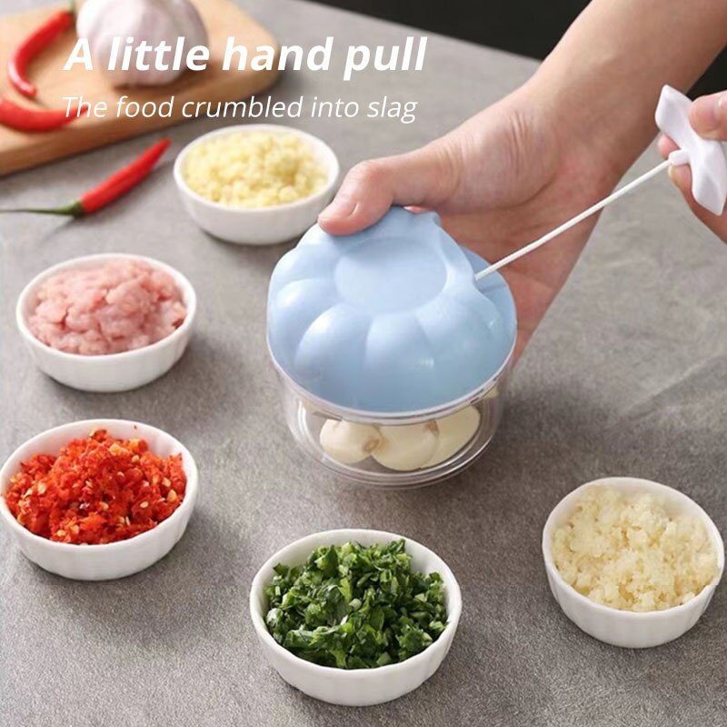 1pc Blue/Pink Manual Garlic Ma - Immersion Hand Blender Set 评论和价格