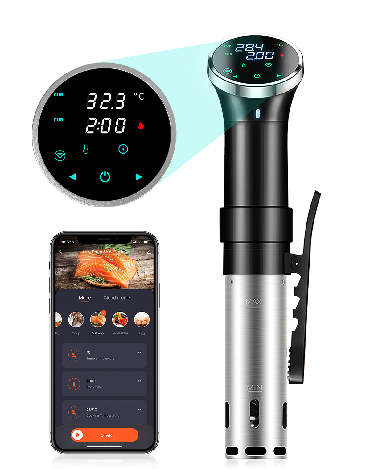 Sous Vide Cooker 1100W Immersi - Digital Sous Vide Precision Cooker 评论和价格