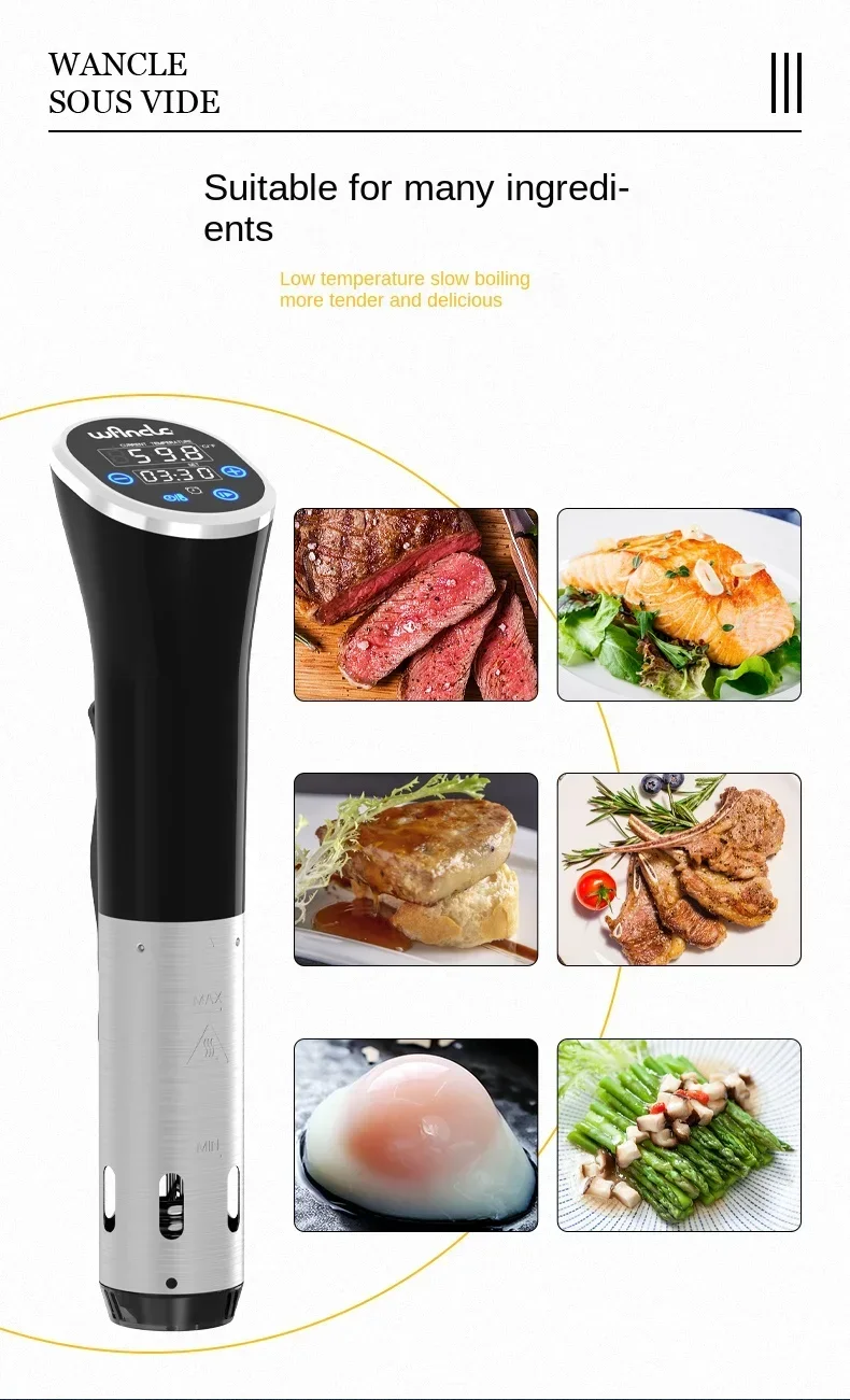 220V Sous Vide Cooker by Wancl - Digital Sous Vide Precision Cooker 评论和价格