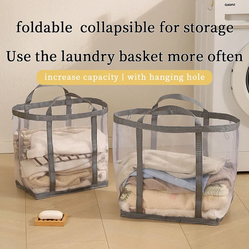 Mesh Laundry Basket Nylon With - Laundry 评论和价格