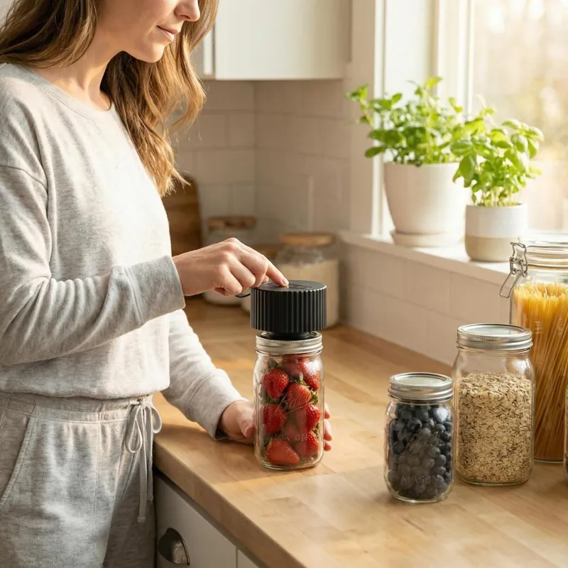 Electric Mason Jar Vacuum Seal - Food Vacuum Sealer Machine 评论和价格